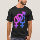 Buscar símbolo bisexual camisetas 1 ᵉʳ burla