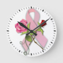 Buscar cáncer relojes de pared Rosa