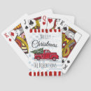 Buscar rayas rojas barajas de cartas Navidades