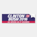 Buscar presidente bush pegatinas parachoque 2016