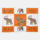 Buscar elefante paños de cocina Zoológico