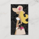 Buscar bikini tarjetas de visita Chica