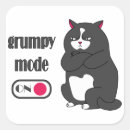 Buscar gato gruñón pegatinas Enojado