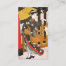 Buscar mujer tarjetas de visita Vintage