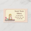 Buscar ingredientes tarjetas de visita Postre