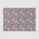Buscar paisley floral papel de seda Azul