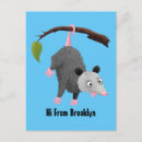 Buscar opossum postales Adorable