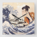Buscar woodblock relojes de pared Vintage