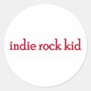 Buscar roca del indie pegatinas Niño