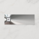 Buscar metal plateado tarjetas de visita Negocio