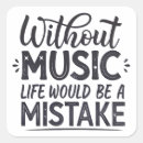 Buscar la música es mi vida pegatinas Humor