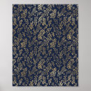 Buscar hojas azules posters Elegante