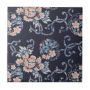 Buscar estampados de flores azulejos Vintage