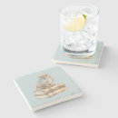 Buscar búho azul posavasos Marrón