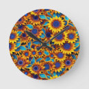 Buscar girasoles relojes de pared Flores