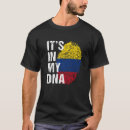 Buscar orgullo de colombia camisetas Dna