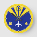 Buscar piloto relojes de pared Aviones