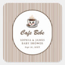 Buscar cafe pegatinas Marrón