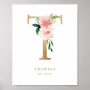 Buscar letra t posters Floral