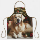 Buscar golden retriever delantales Navidades