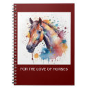 Buscar caballos cuadernos General y unisex