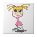 Buscar bailarín de ballet azulejos Rosa