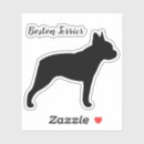 Buscar terrier boston pegatinas parachoque Amante del perro