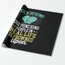 Buscar guantes boxeo de papel de regalo Divertido