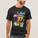 Buscar cumpleaños hawaiano camisetas Flamingo