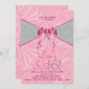 Buscar rosa del bonito invitaciones Dulce dieciséis