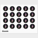 Buscar de la bailarina pegatinas Silueta