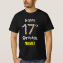Buscar cumpleaños 17 camisetas Diecisiete años
