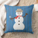 Buscar muñeco de nieve divertido cojines Navidad