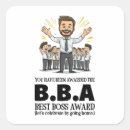 Buscar el día del jefe pegatinas Fiesta