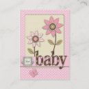 Buscar niña tarjetas de visita Floral