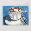 Buscar café postales Acuarela