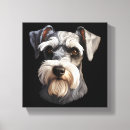 Buscar schnauzer lienzos Schnauzer en miniatura