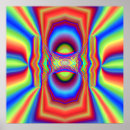 Buscar arco iris de neón posters Fractal