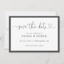 Buscar amor 11x16 invitaciones Guardar la fecha