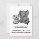 Buscar día del elefante tarjetas Madre