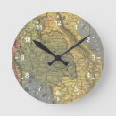 Buscar antique map relojes de pared Asia