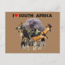 Buscar animales africanos postales Sudáfrica