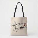 Buscar albania bandera bolsos tote Albanés