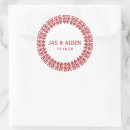 Buscar círculo chino pegatinas Rojo