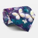 Buscar diseño de la mariposa corbatas Flores