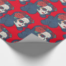 Buscar día del arte muerto papel de regalo Halloween