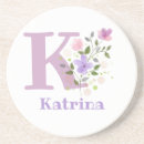 Buscar monograma k posavasos Floral