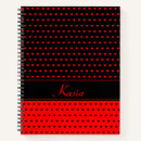 Buscar puntos rojos libretas Moda