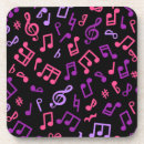 Buscar notas musicales posavasos Música