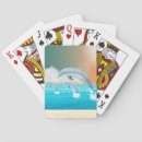 Buscar delfínes barajas de cartas Acuático